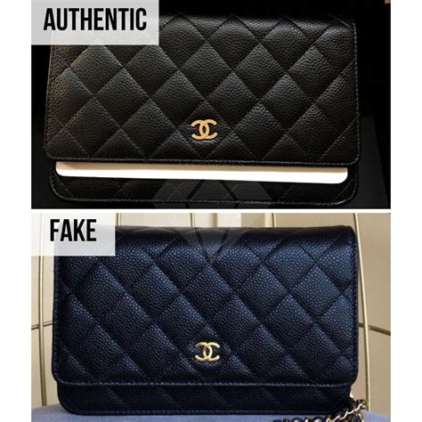 chanel wallet on chain fake|how to tell real chanel.